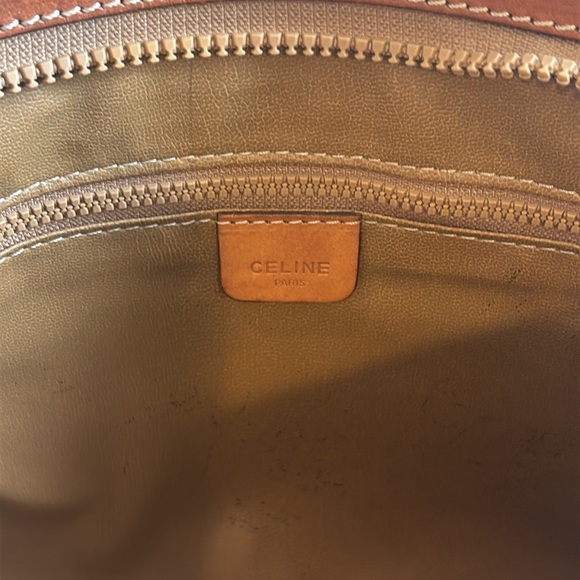 Celine Brown and Tan Vintage Pouch - Picture 9 of 10
